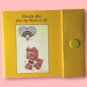 American Greetings Carebears Vintage Yellow Phone Book